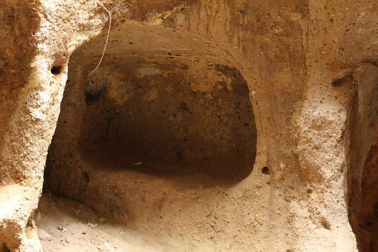 Unterirdische Stadt Gaziemir - Teil der Stallungen
