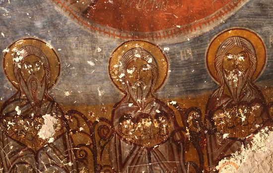 St. Georgskirche - Wandmalerei