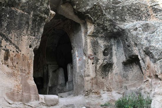 Eingang zur byzantinischen Kirche