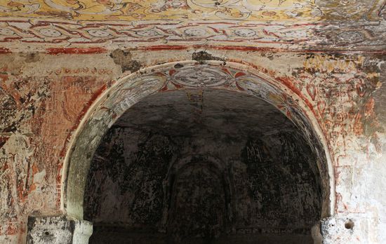 Byzantinische Kirche - Wandmalerei