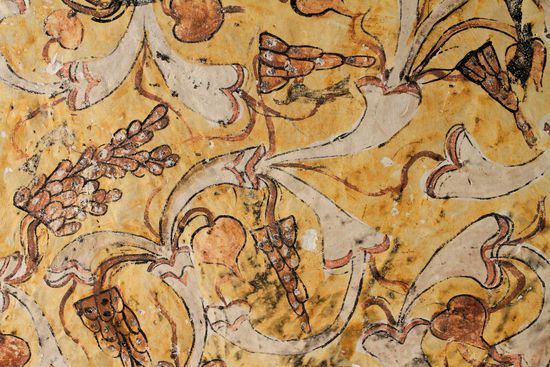 Byzantinische Kirche - Wandmalerei