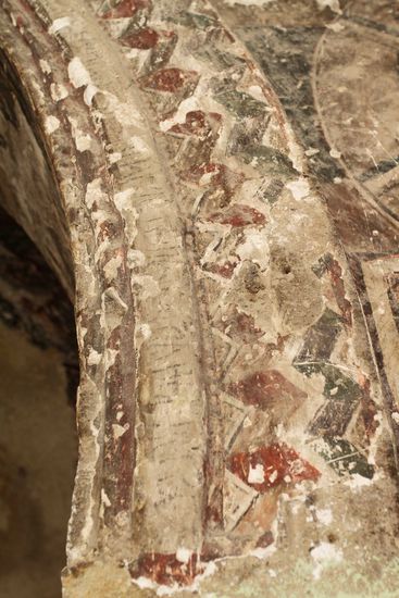 Reste der ursprünglichen Wandmalereien