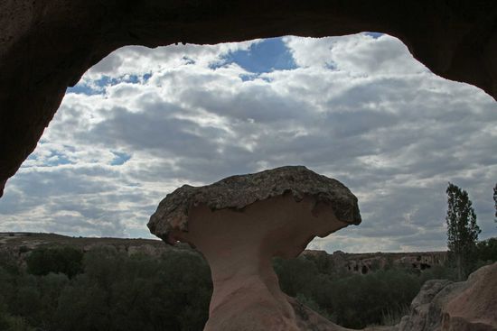 Der berühmte Pilz-Felsen