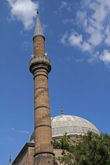 Die Kursunlu Moschee des großen Architekten Sinan