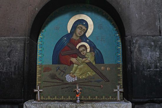Das Kloster Haritschavank  - Altar-Ikone