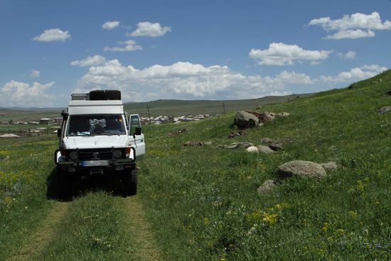 Wir folgen den Radspuren