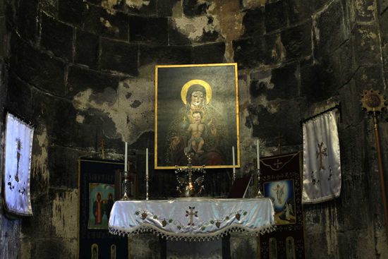Das Kloster Gndevankh - der Altar