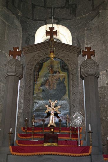 St. Johanneskirche von Sisian - der Altar