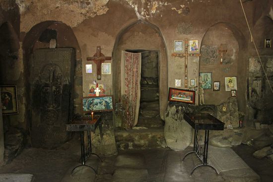 Vanevankh Kloster - der Gavith, der beide Kirchen verbindet