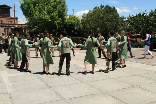 An der Schoghakat Kirche wurde ein Kirchenfest gefeiert