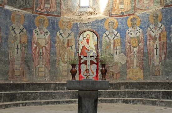 Das Kloster Achtala - wundervolle Wandmalereien