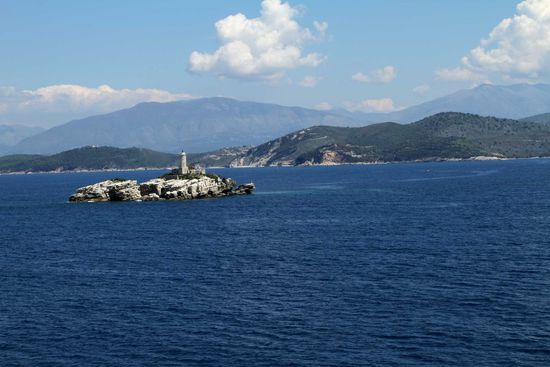 Entlang der Küste Albaniens