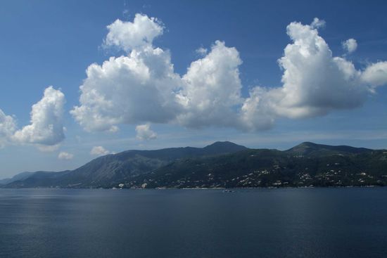 Die Küste von Korfu