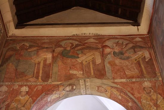 Iglesia de San Roman - Wandmalerei