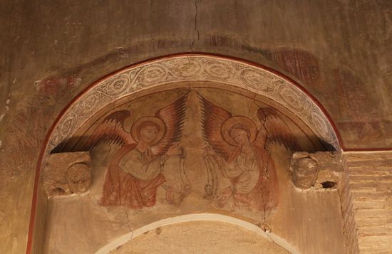 Iglesia de San Roman - Wandmalerei