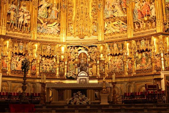 Der Hauptaltar - Detail