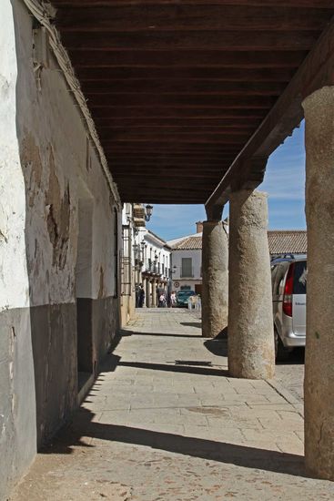 Fachwerkhäuser im kastilischen Stil