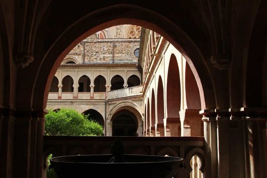 Blick in den Klosterhof