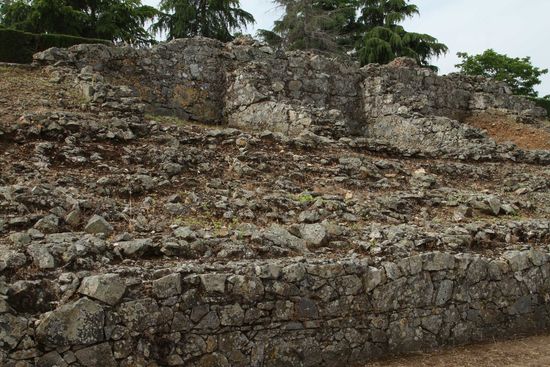 Circo Romano de Merida - Mauerreste der Sitzreihen