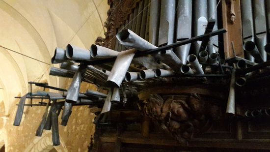 Pfeifen der alten Orgel