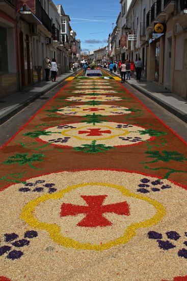 Corpus Christi in San Vicente de Alcantara