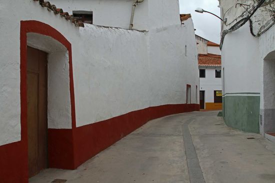 Dorfstraße in Membrio