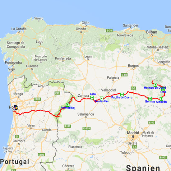 ©:Google – Map data ©TDW