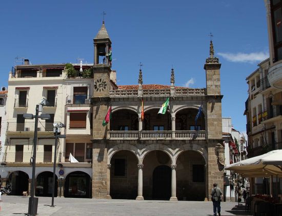 Plasencia - Plaza Mayor - das Rathaus