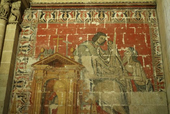 Alte Kathedrale - Wandmalerei