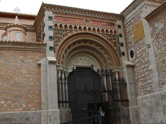 Eingangsportal der Kathedrale von Teruel