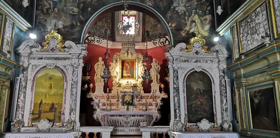 Insel Gospa – Maria vom Felsen - der Altarraum