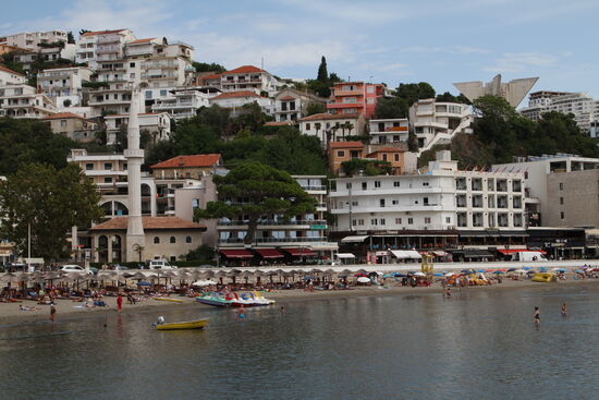 Ulcinj - Strandpromenade