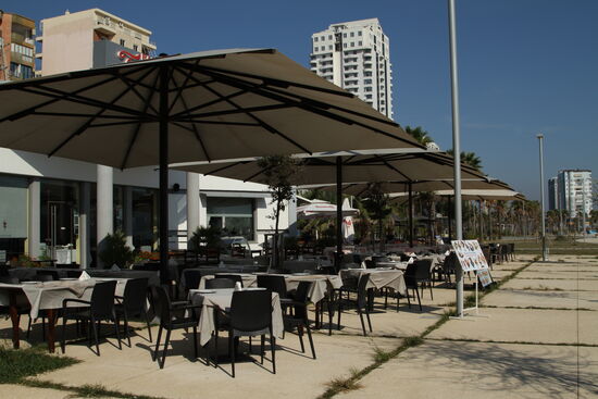 Durres - die Strandpromenade
