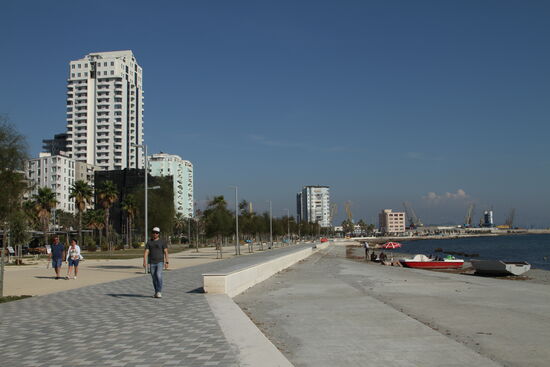 Durres - die Strandpromenade