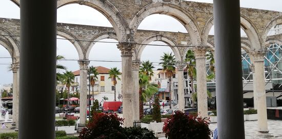 Kubelie-Moschee - der alte Säulengang