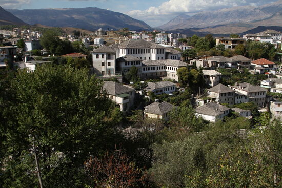 Die alte Stadt Gjirokastra