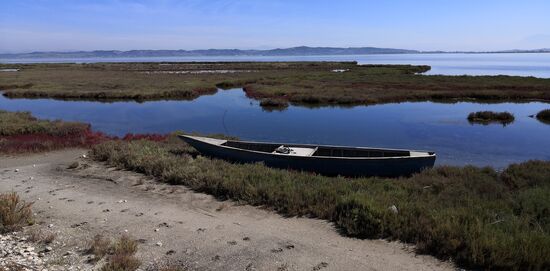 Die Lagune von Karavasta