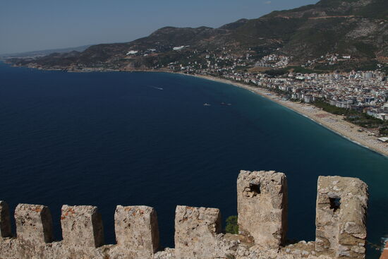 Die Festung von Alanya - Ausblick