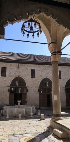 Ulu Moschee  - der Innenhof