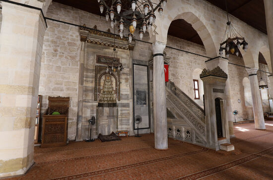 Ulu Moschee - der Gebetsraum