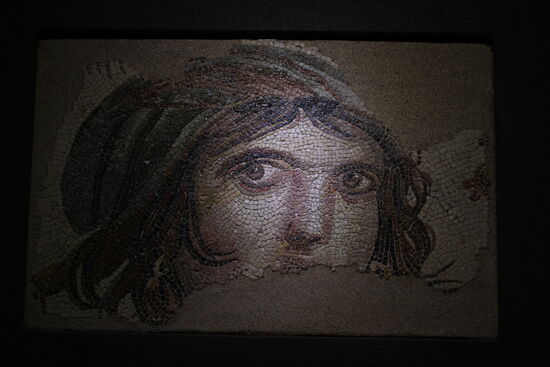 Das Gesicht eines Mädchens