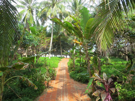 Unsere Bungalowanlage, Weg zum Strand