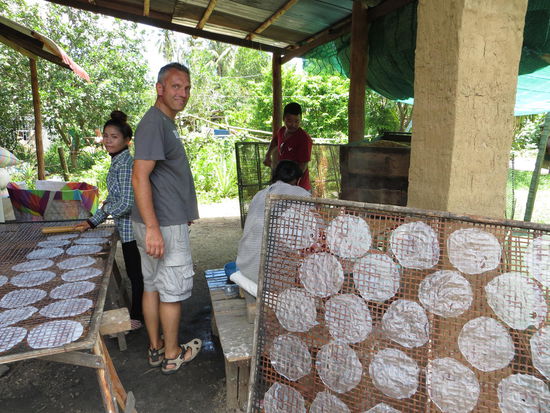 Reispapierherstellung