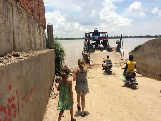 An der Fähre nach Mekong Island