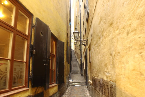 Die engen Gassen der "Gamla Stan", der Altstadt Stockholms
