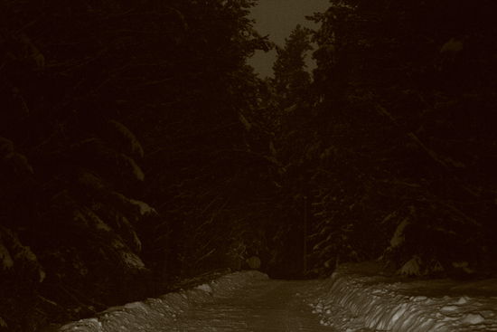 Mitten in Schweden, im Dunkeln, fast festgefahren!