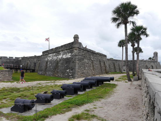 Das historische Fort der Spanier