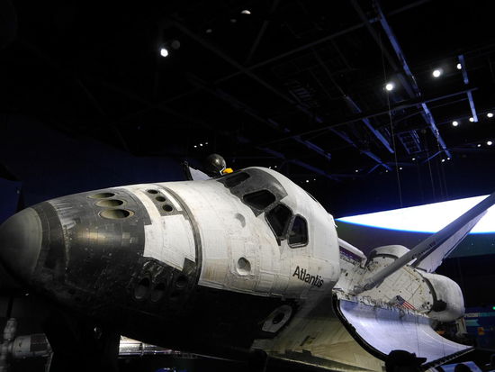 Das ausgemusterte Atlantis Space Shuttle