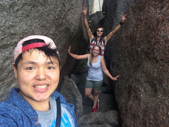 Porongrup Nationalpark 
Dennis und mein Lieblingsfreund Toaus 