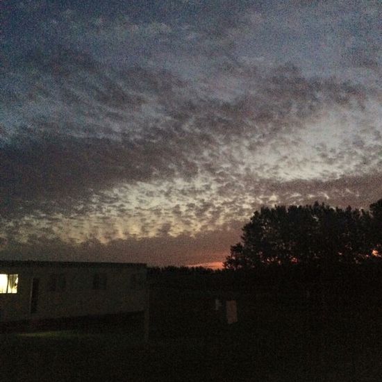 Sunset in Amuri Creek Strawberry Farm 
